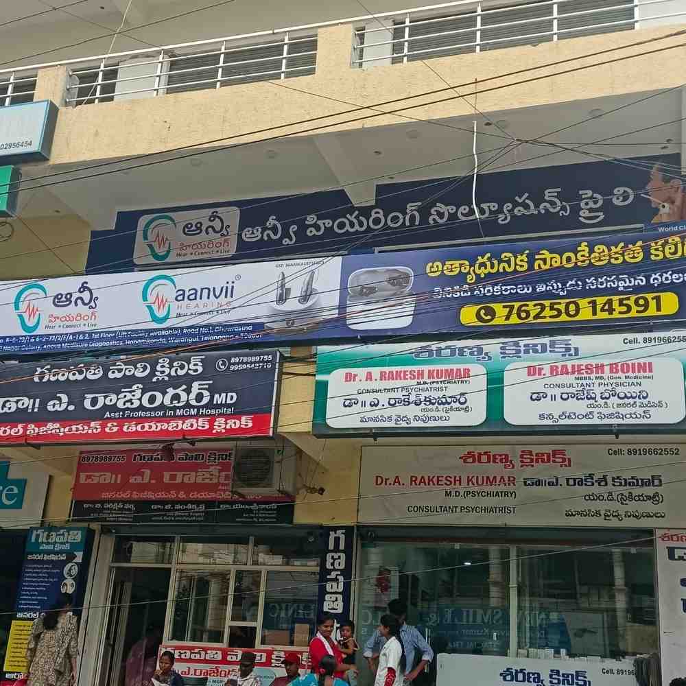 WARANGAL - No. 6-6-73/1 & 6-2-73/2/F/A-1 & 2, 1st Floor, Road No.1, Chowrastha, Kakaji Nagar Colony, Above Medisure Diagnostics, Hanamkonda, Warangal, Telangana - 506001