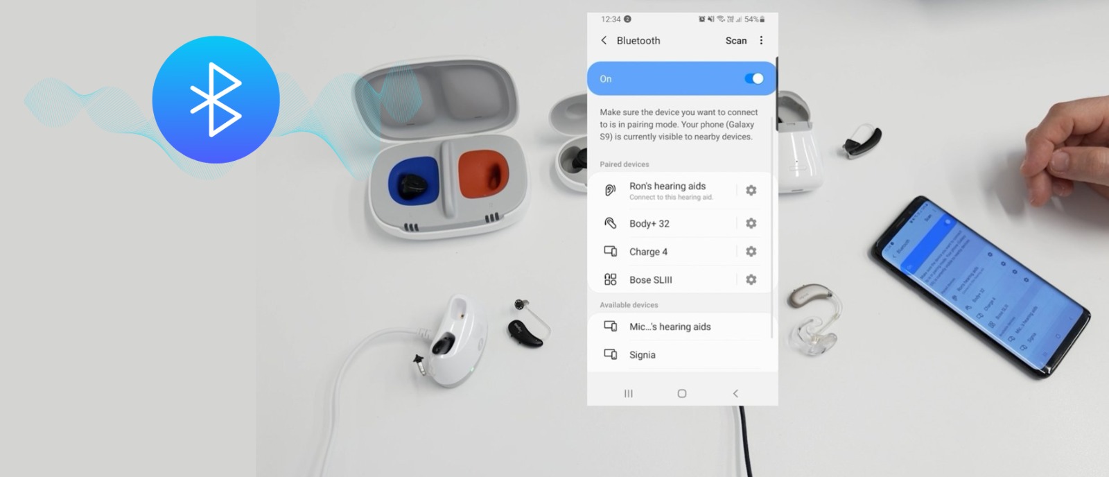 Bluetooth-enabled hearing aids with smart features for seamless connectivity and comfort